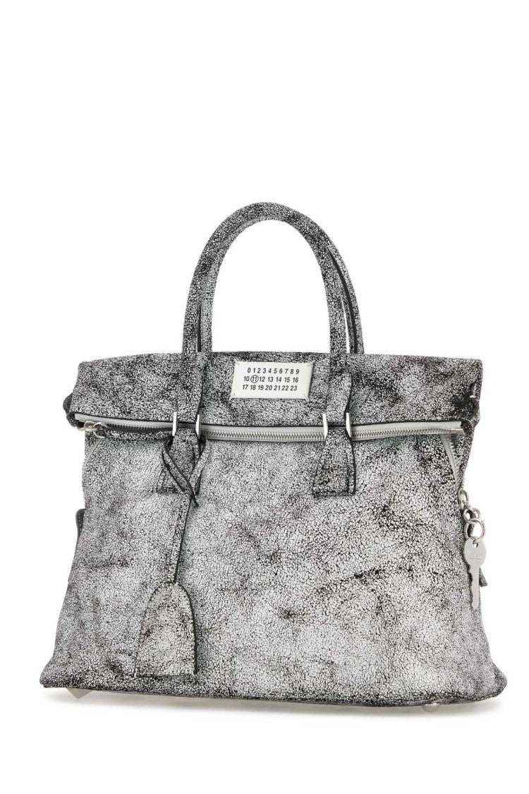 Maison Margiela Two-Tone Leather Medium 5Ac Loved To Death Handbag