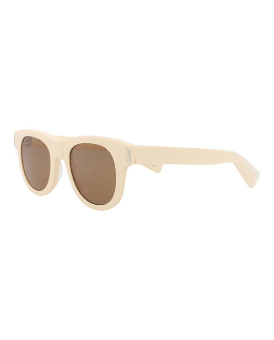 Saint Laurent Round-Frame Recycled Acetate Sunglasses