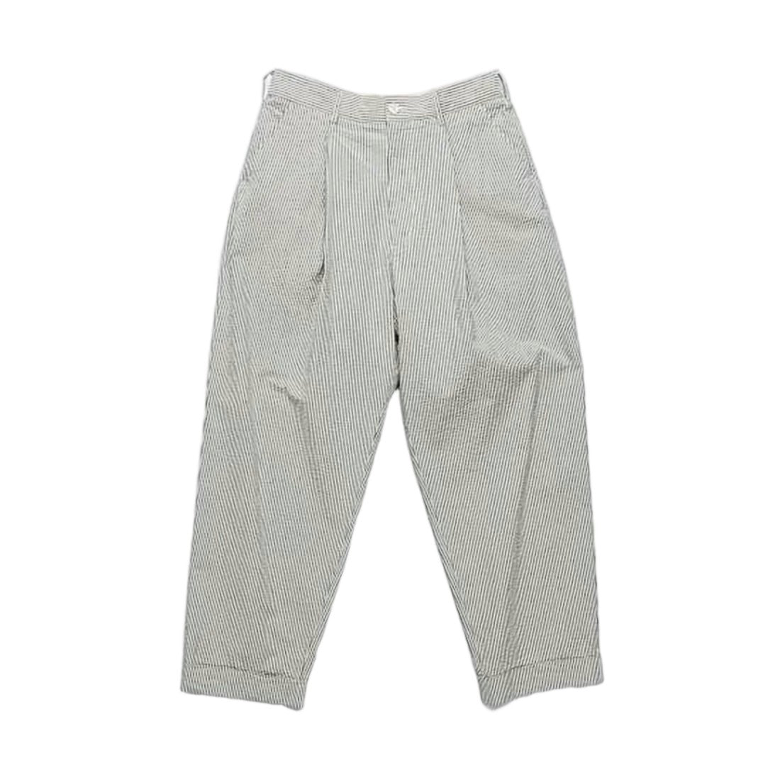 Engineered Garments Relaxed Fit Straight Pants With Vertical Pinstripes