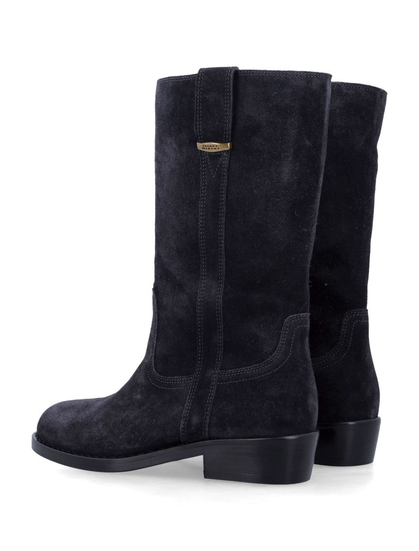 Isabel Marant Suede Knee-High Heikee Boots