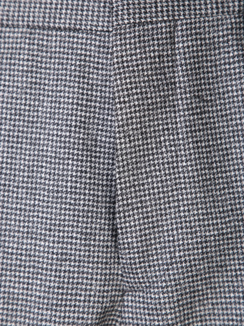 Lardini Black Tailored Wool Trousers