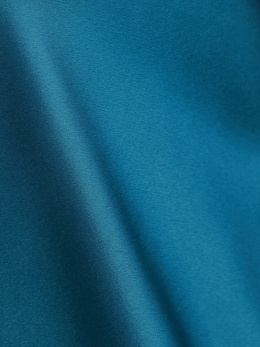 Alberta Ferretti Long-Sleeved Draped Neckline Shirt