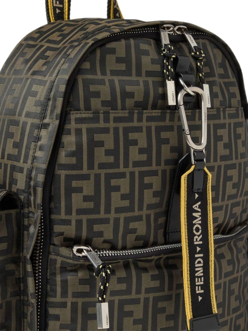 Fendi Monogram Structured Convertible Backpack
