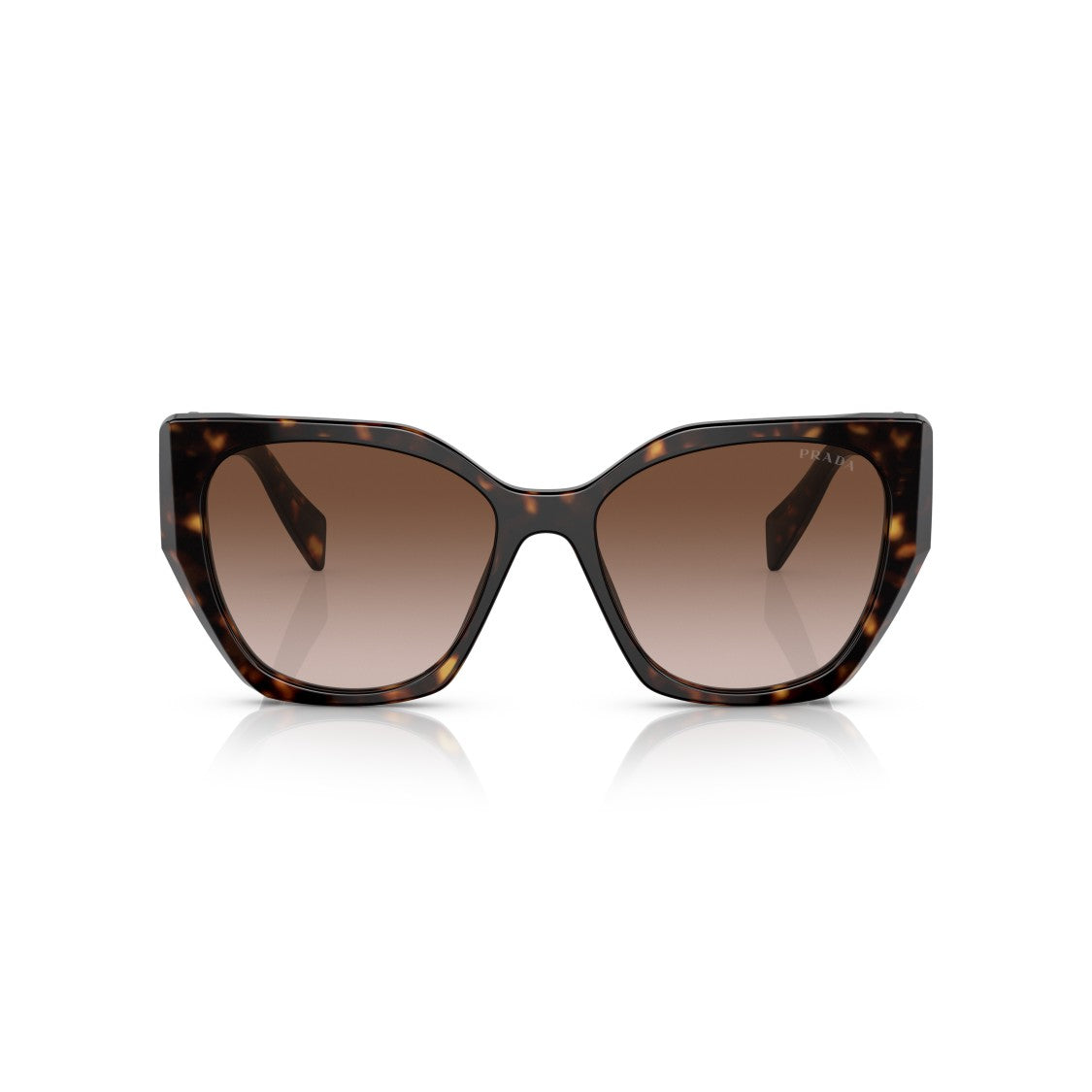Prada Oversized Square Frame Tortoiseshell Acetate Sunglasses