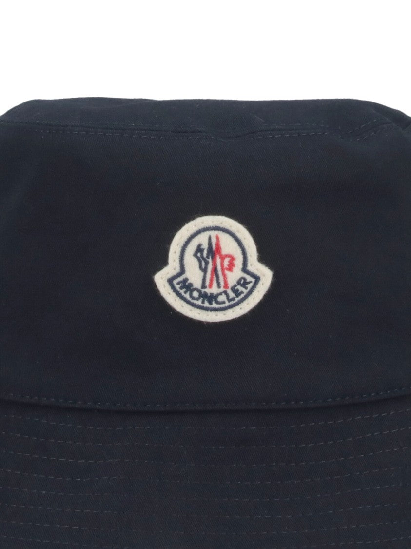 Moncler Moncler Bucket Hat With Multicolor Logo Patch