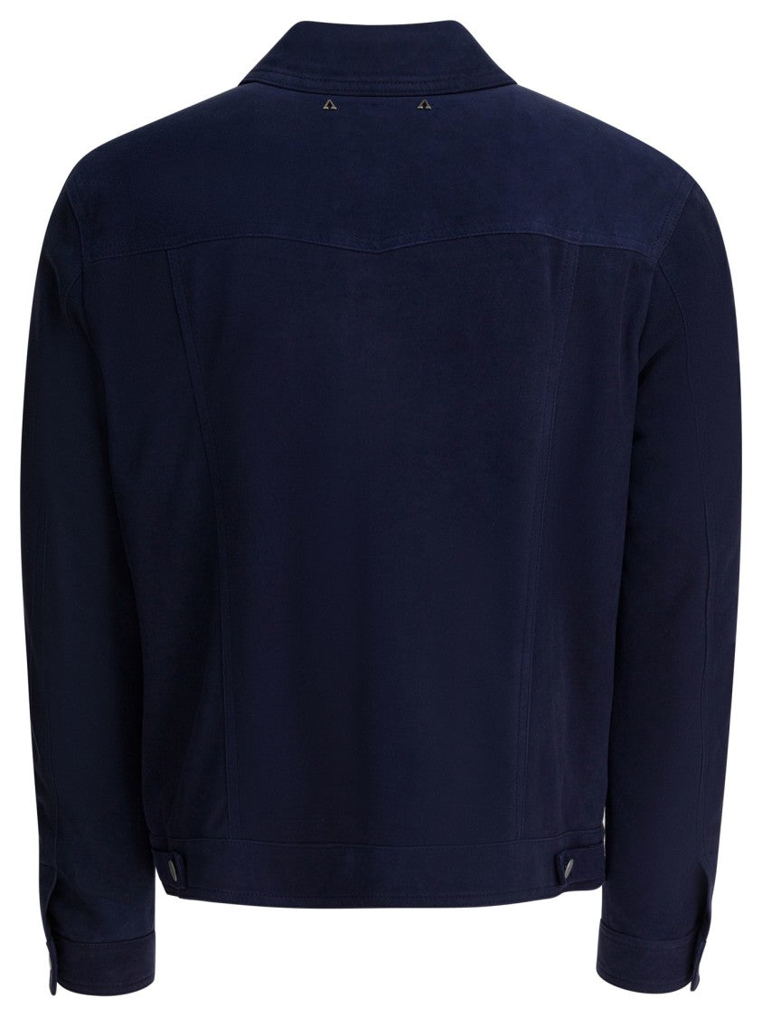 Altum Deep Blue Cow Leather Altum Jacket