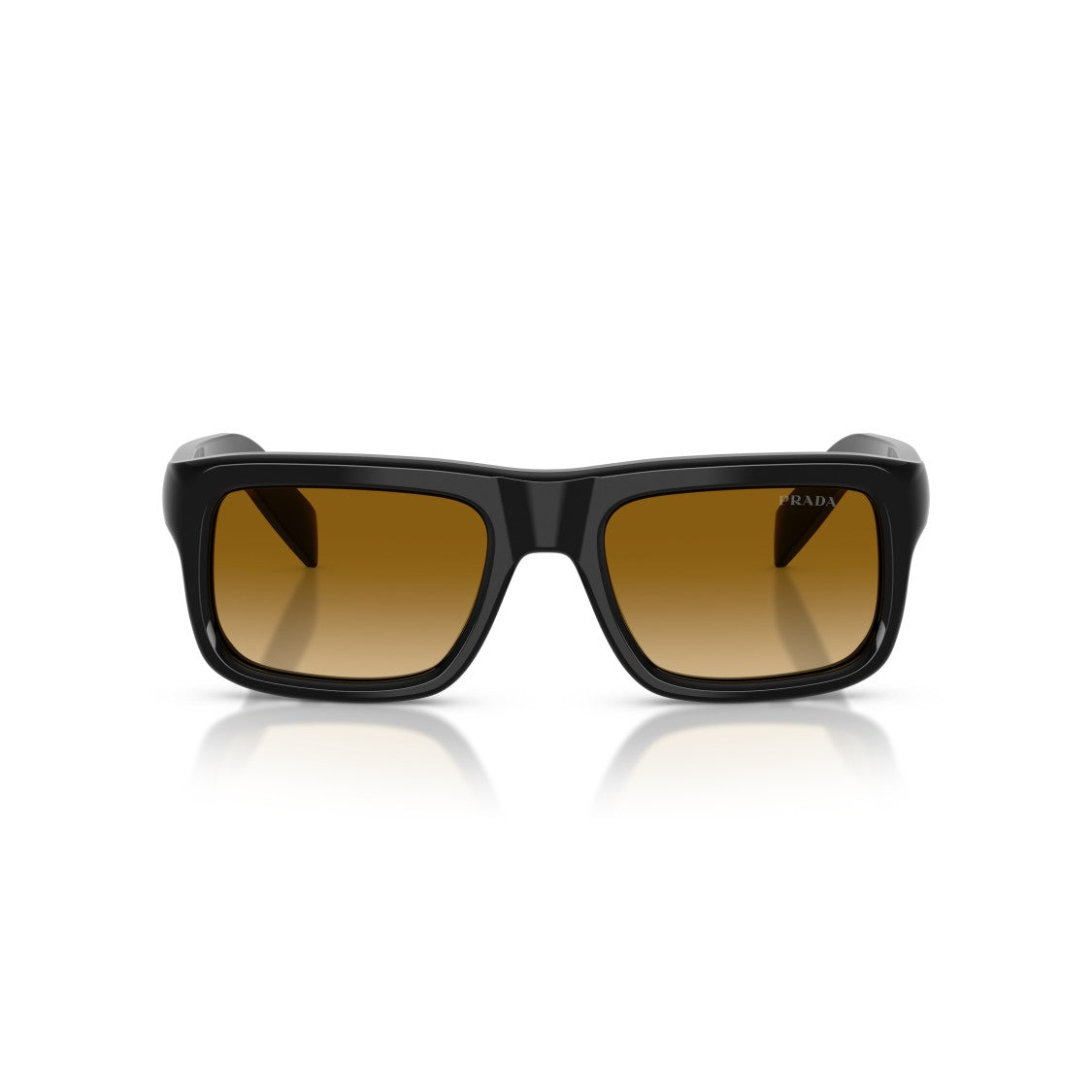 Prada 0Pr D11s Glossy Black Acetate Sunglasses