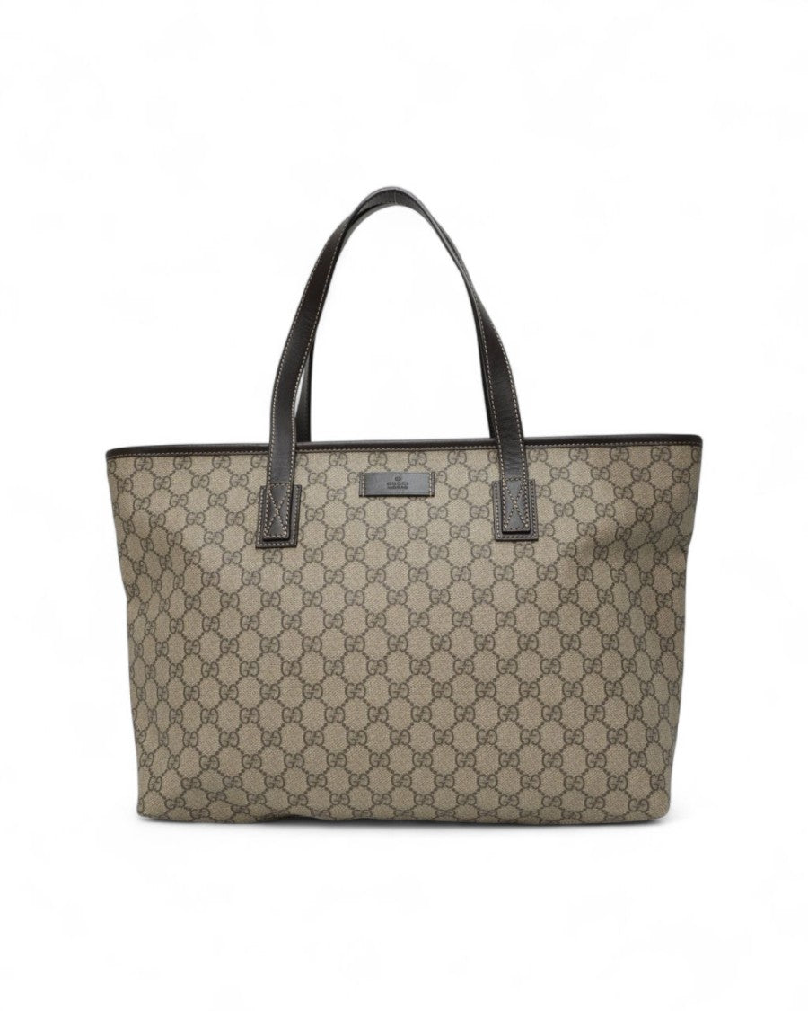 Gucci Medium Gg Supreme Brown Shopper