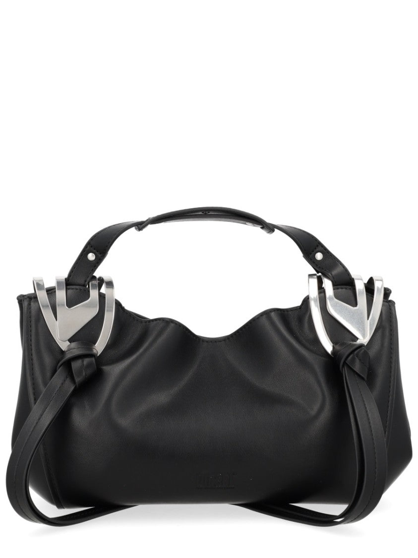 Diesel Neutrals Knot D Gathered Handbag