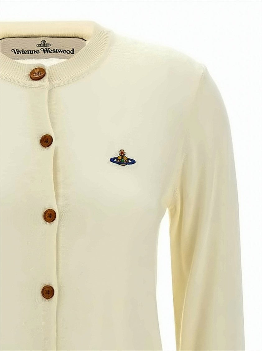 Vivienne Westwood Soft-Knit Cardigan With Round Neckline