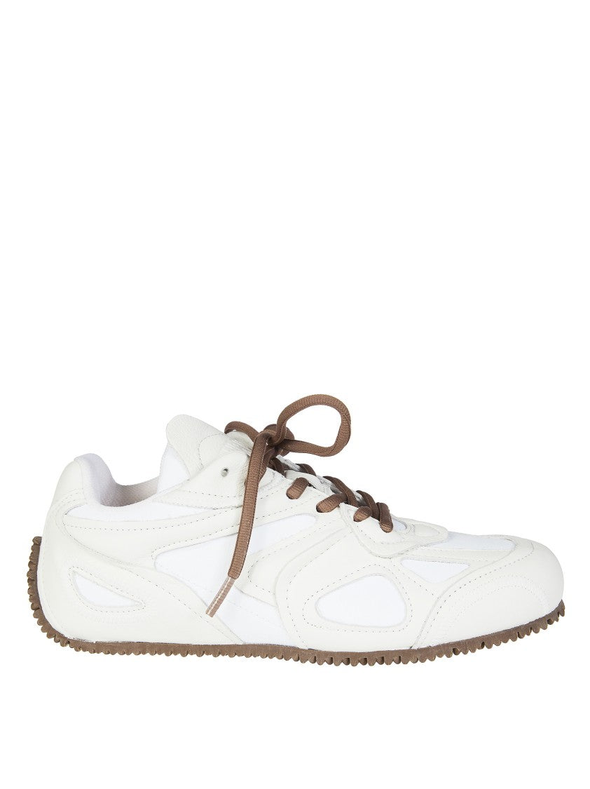 Axel Arigato White Slow Runner Suede Contrast Sneakers