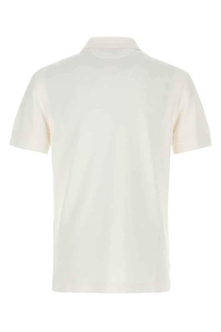 Tom Ford White Piquet Polo Shirt