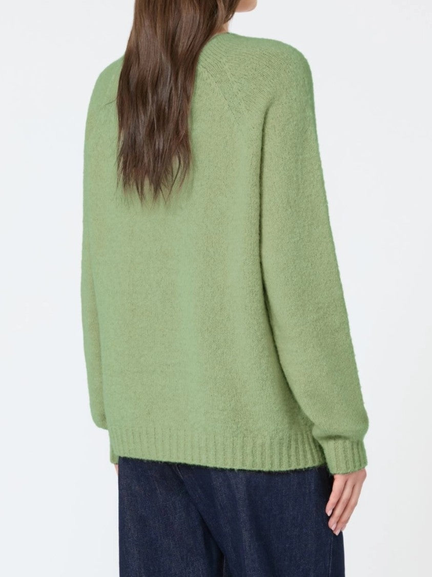 Weekend Soft Knitted Sweater With Relaxed Fit And Round Neckline