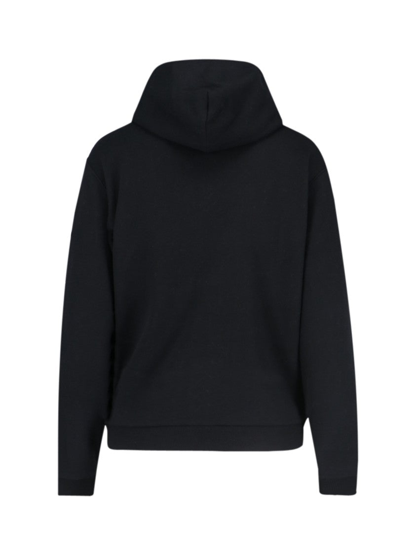 Polo Ralph Lauren Logo Zip Hoodie – Black