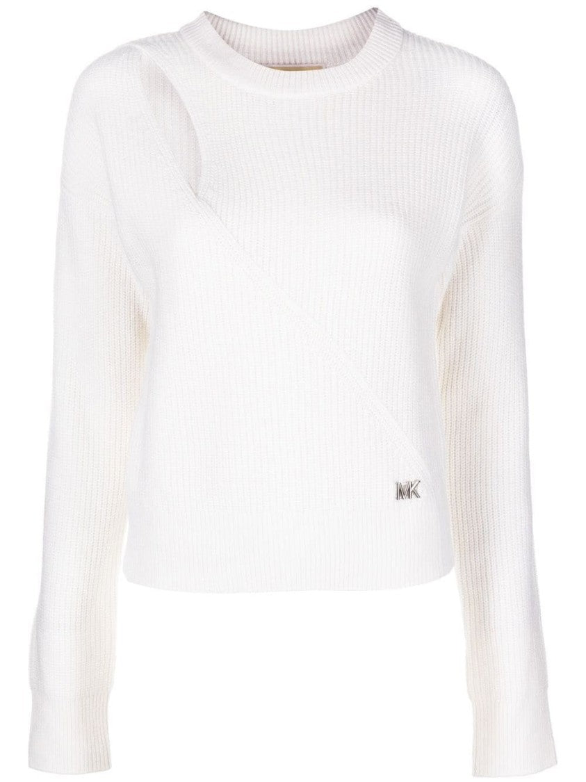 Michael Kors Key Hole Cut-Out Sweater