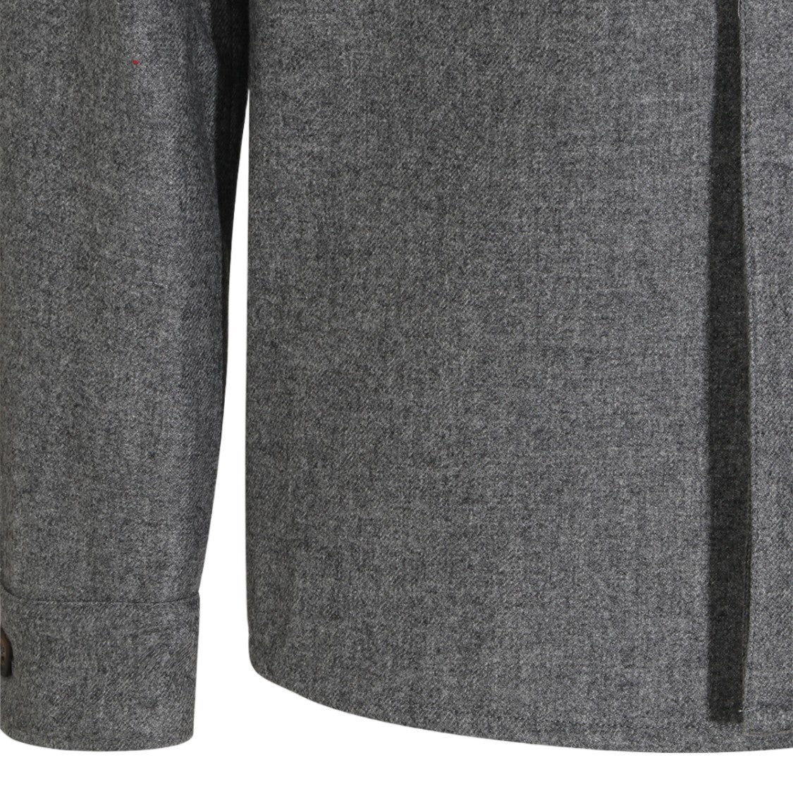 Eleventy Medium Grey Minimalist Jacket With Classic Collar