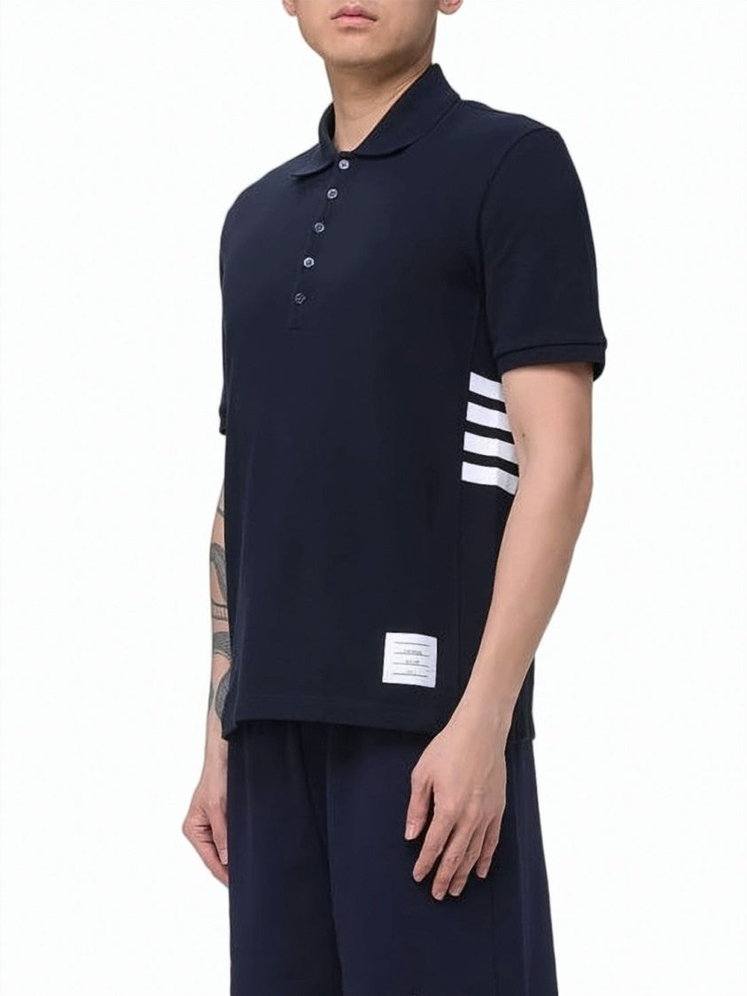 Thom Browne Classic Piqué Short-Sleeve Polo Shirt