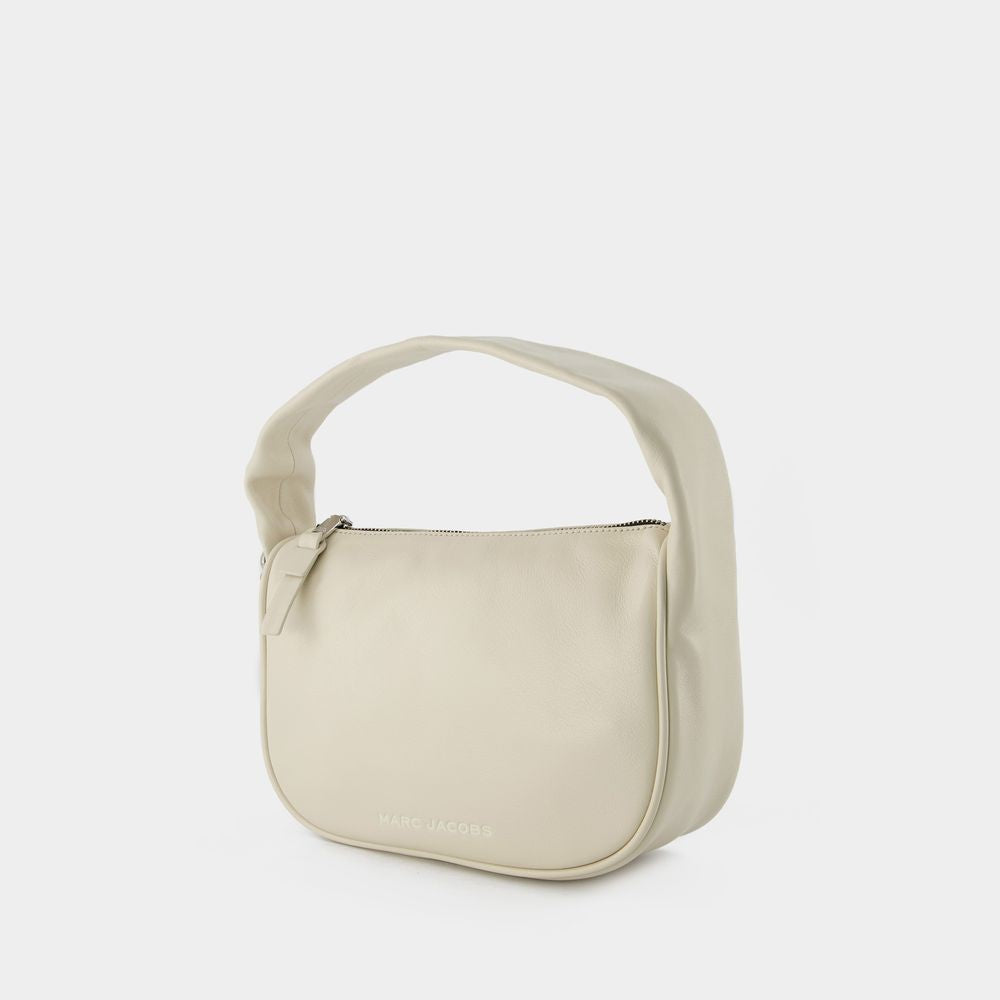 Marc Jacobs Pushlock Mini Hobo Bag - Cloud White - Leather