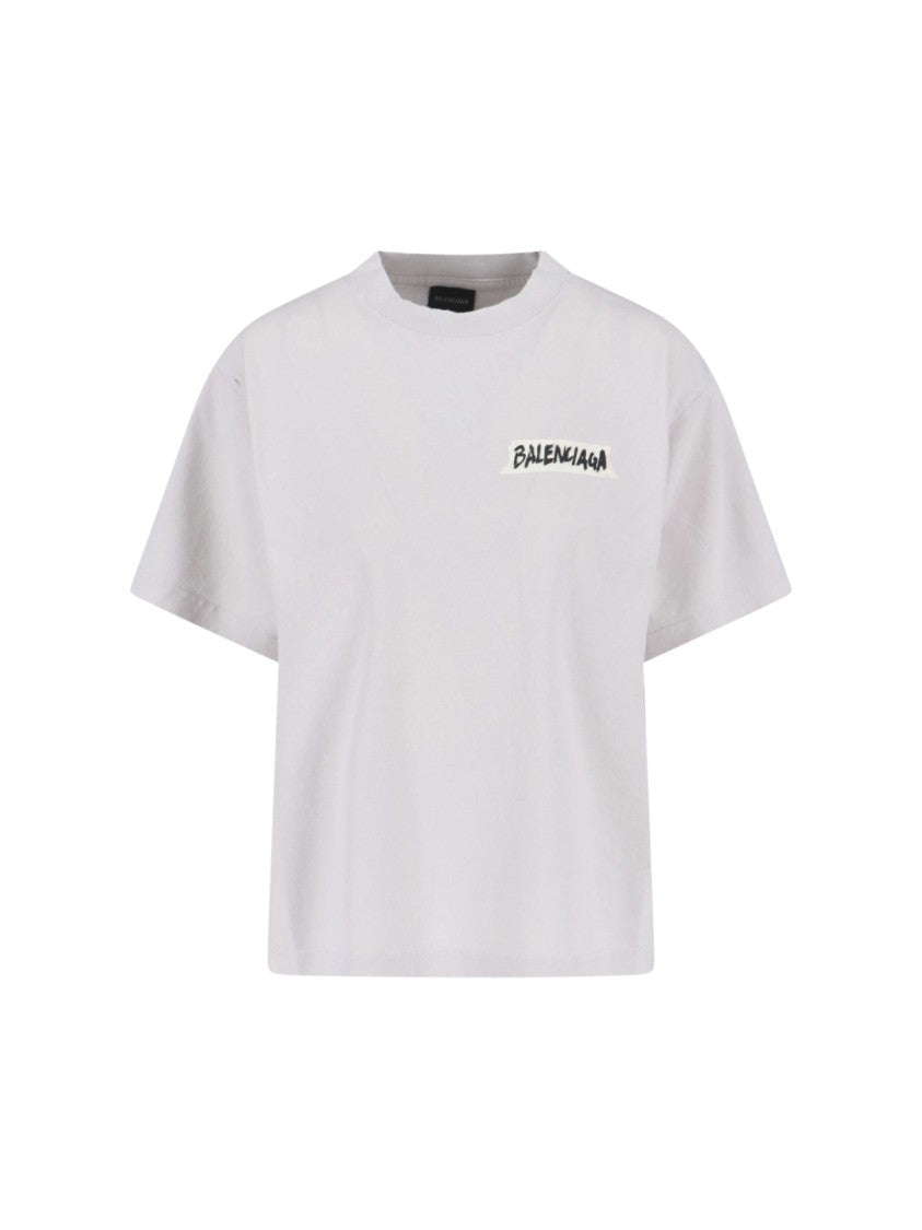 Balenciaga "Masking Tape" T-Shirt – White