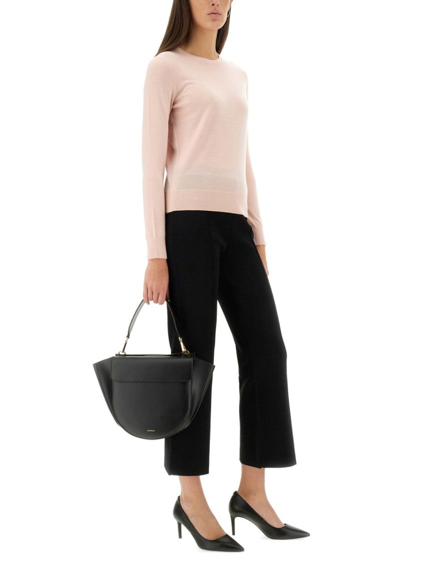 Theory Tailored Flare Pants With Fitted Waist