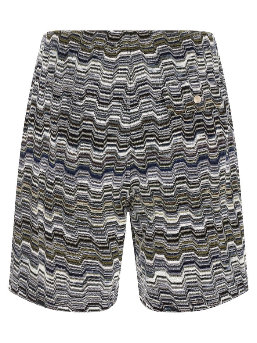 Missoni Irregular Zigzag Bermuda Shorts