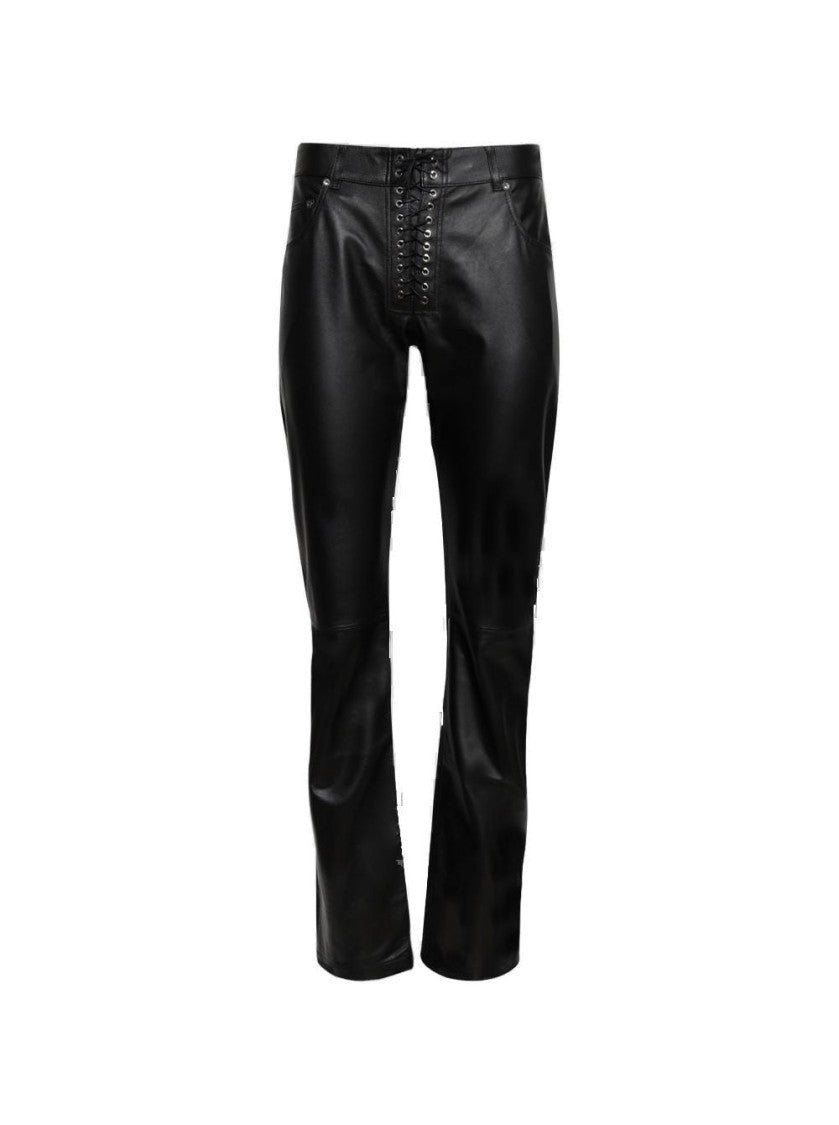 Ludovic De Saint Sernin Steve Leather Pants - Black
