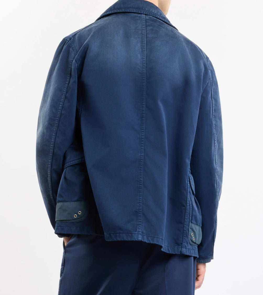 Fay Deep Navy Blue Casual Jacket