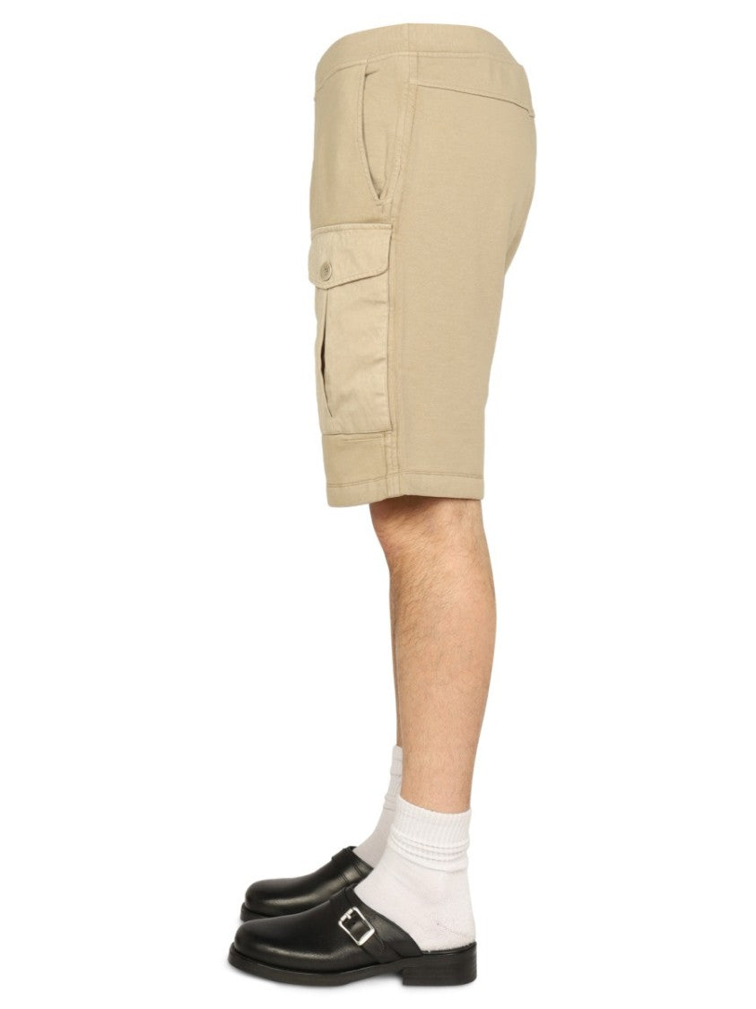 Ten C Bermuda Shorts With Elastic Waistband