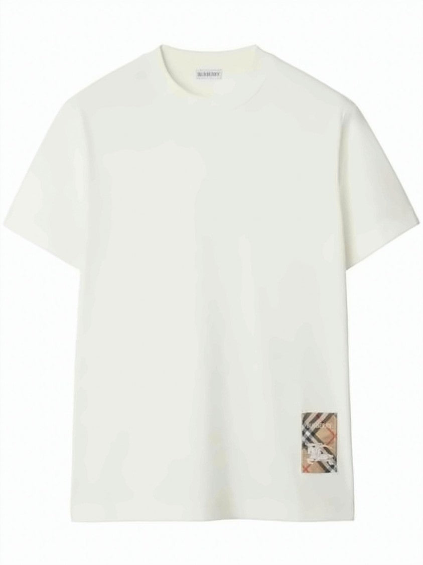 Burberry Short-Sleeved Crew Neck Cotton T-Shirt