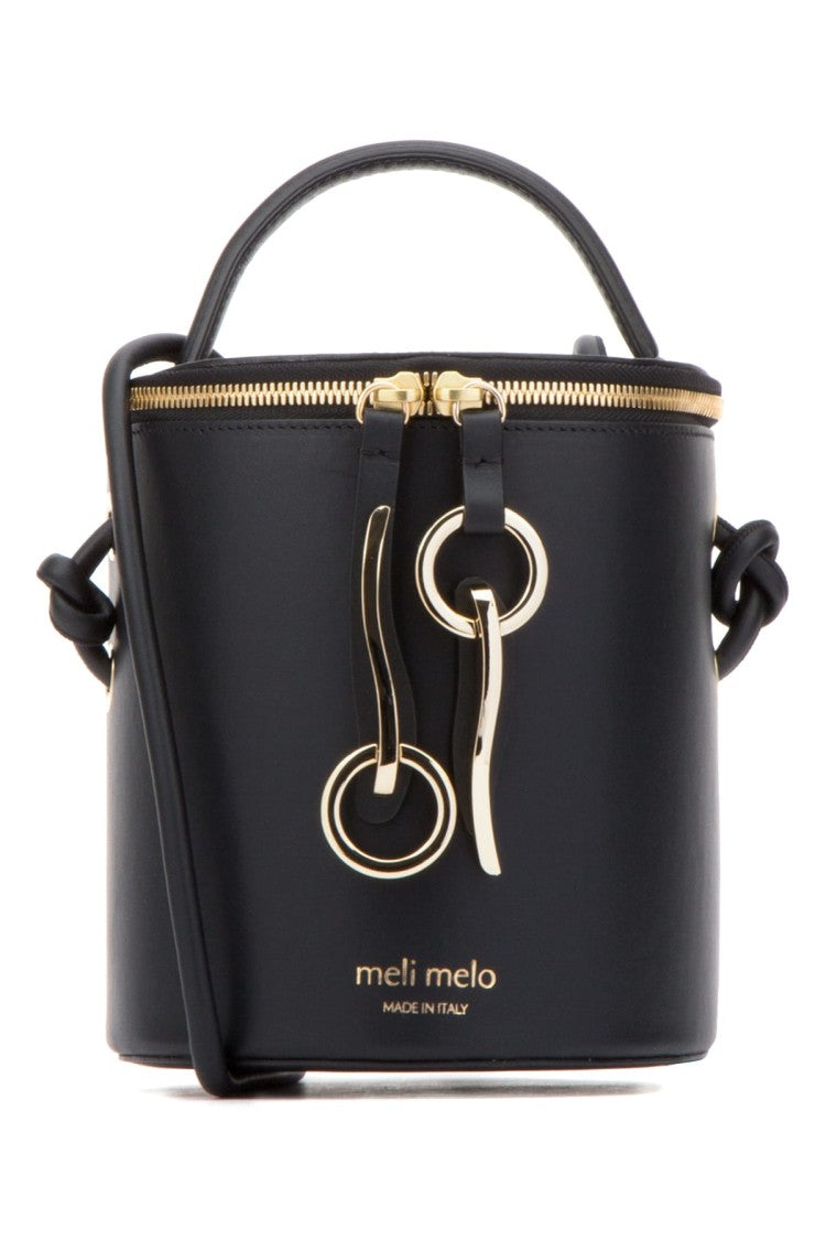 Meli Melo Structured Leather Handbag With Detachable Shoulder Strap