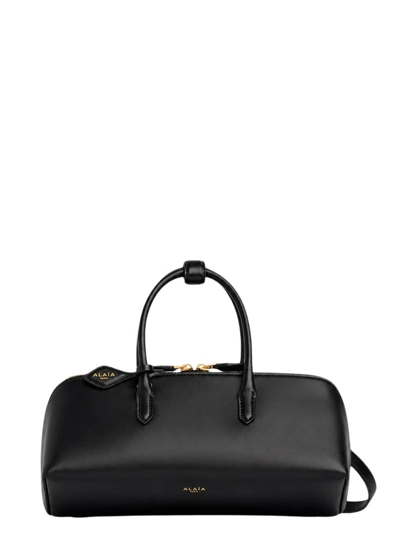 Alaïa Black Leather Small Delta Bag