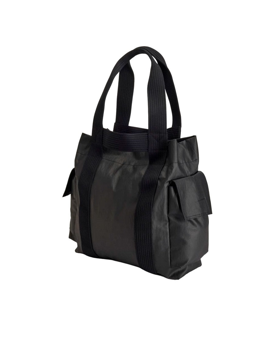 Y-3 Structured Twill Tote Bag With Subtle Logo Detail