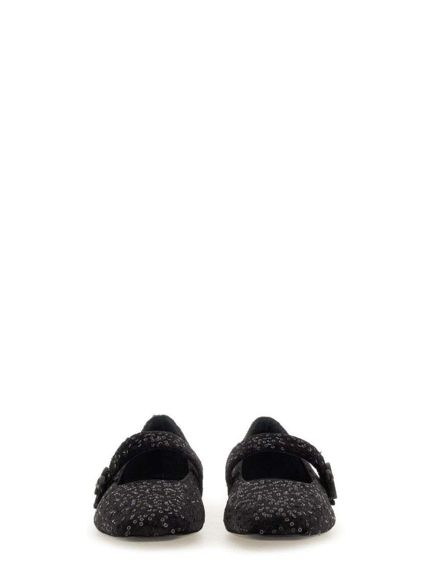 Roberto Festa Ballerina Flats With Rhinestone Detailing