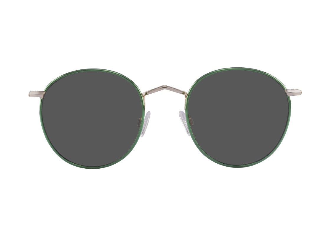 Moscot Green Or-Zev-S Metal Sunglasses