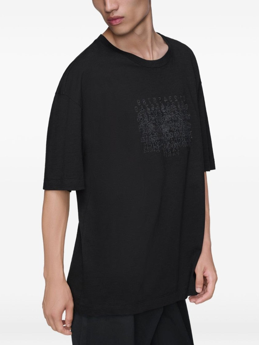 Maison Margiela Relaxed Fit Black T-Shirt