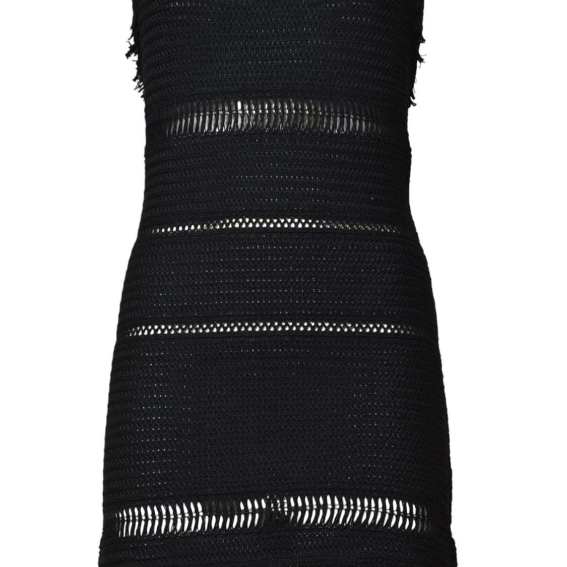 Isabel Marant Étoile Intricate Macramé Trapeze Mini Dress