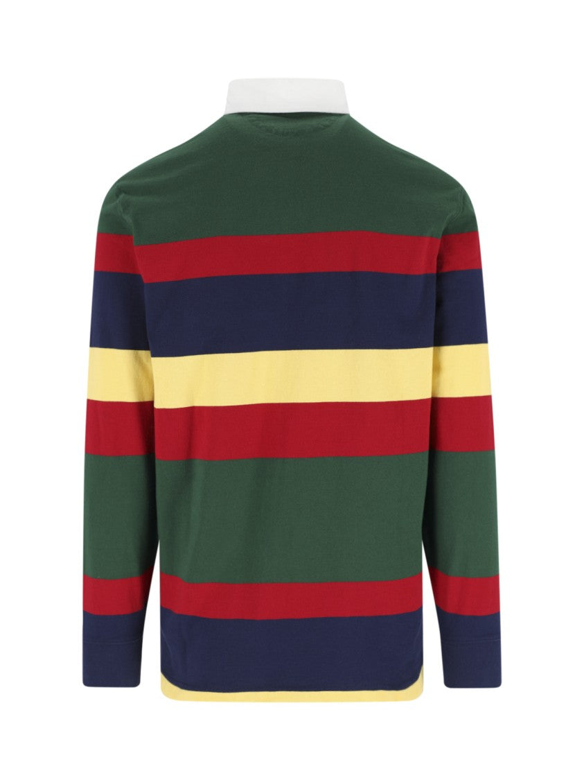 Polo Ralph Lauren Multicolor Horizontal Striped Long-Sleeve Polo