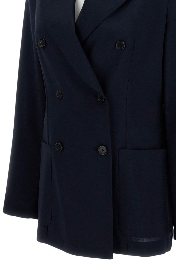 Barena Tailored Double-Breasted Blazer With Front Button Fastening