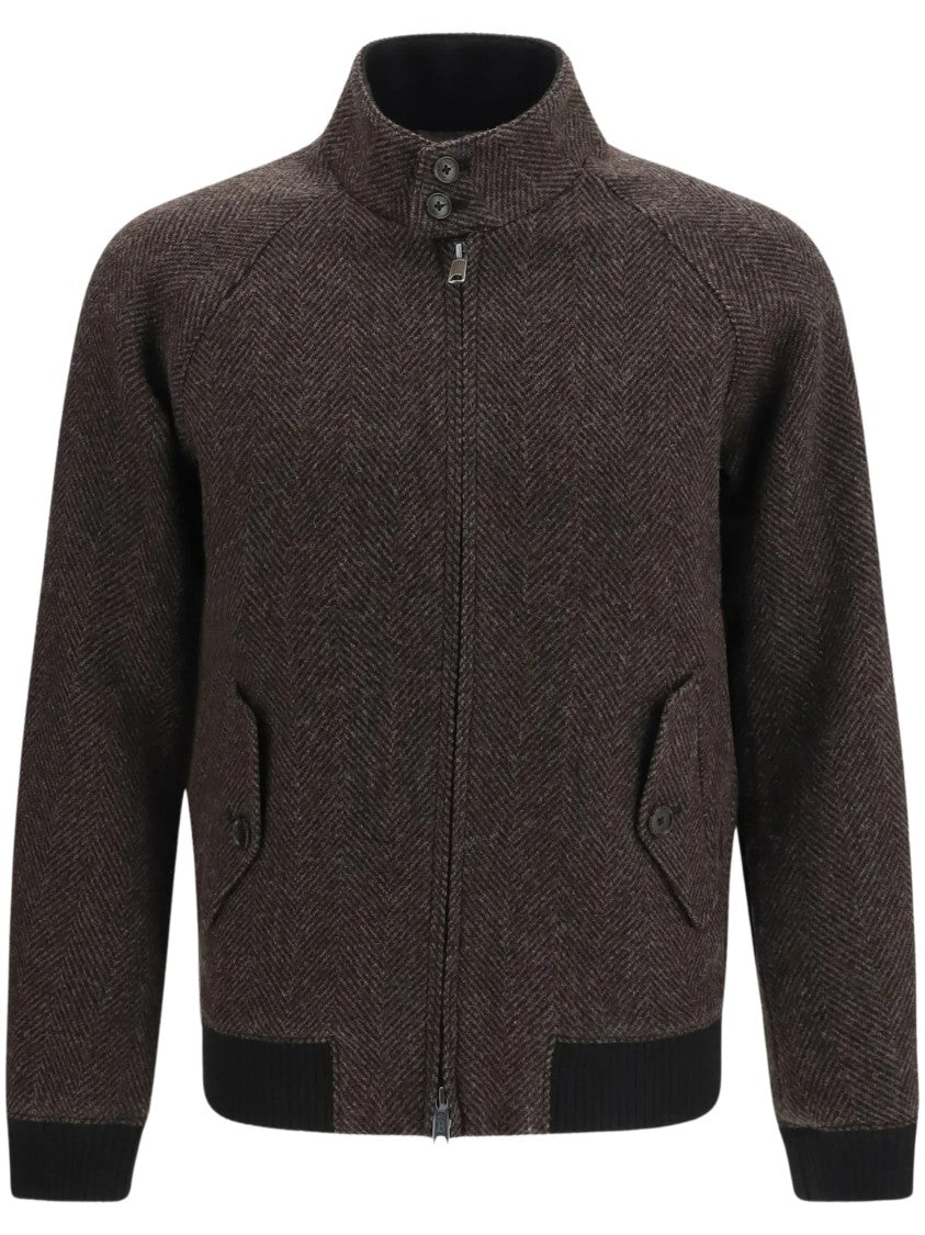 Baracuta G9 Herringbone Pattern Jacket