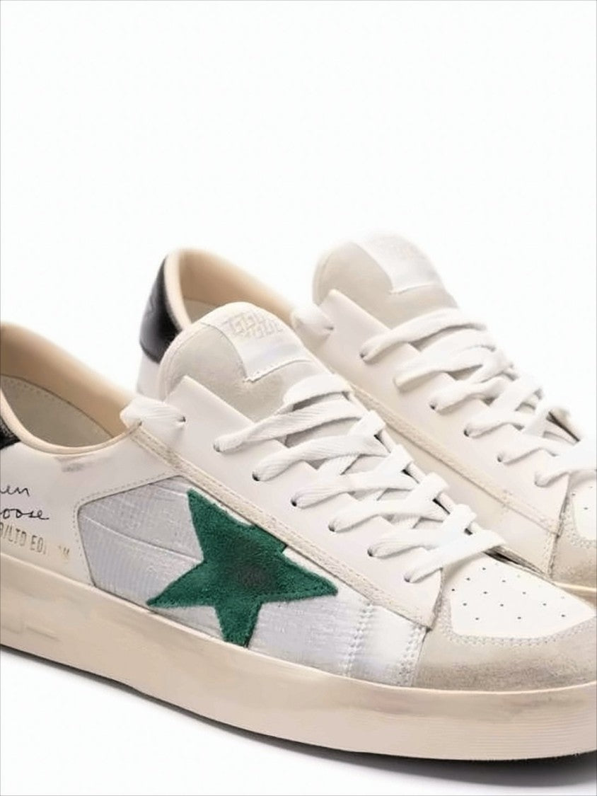 Golden Goose Low-Top Sneakers With Vintage Charms And Unique Detailing