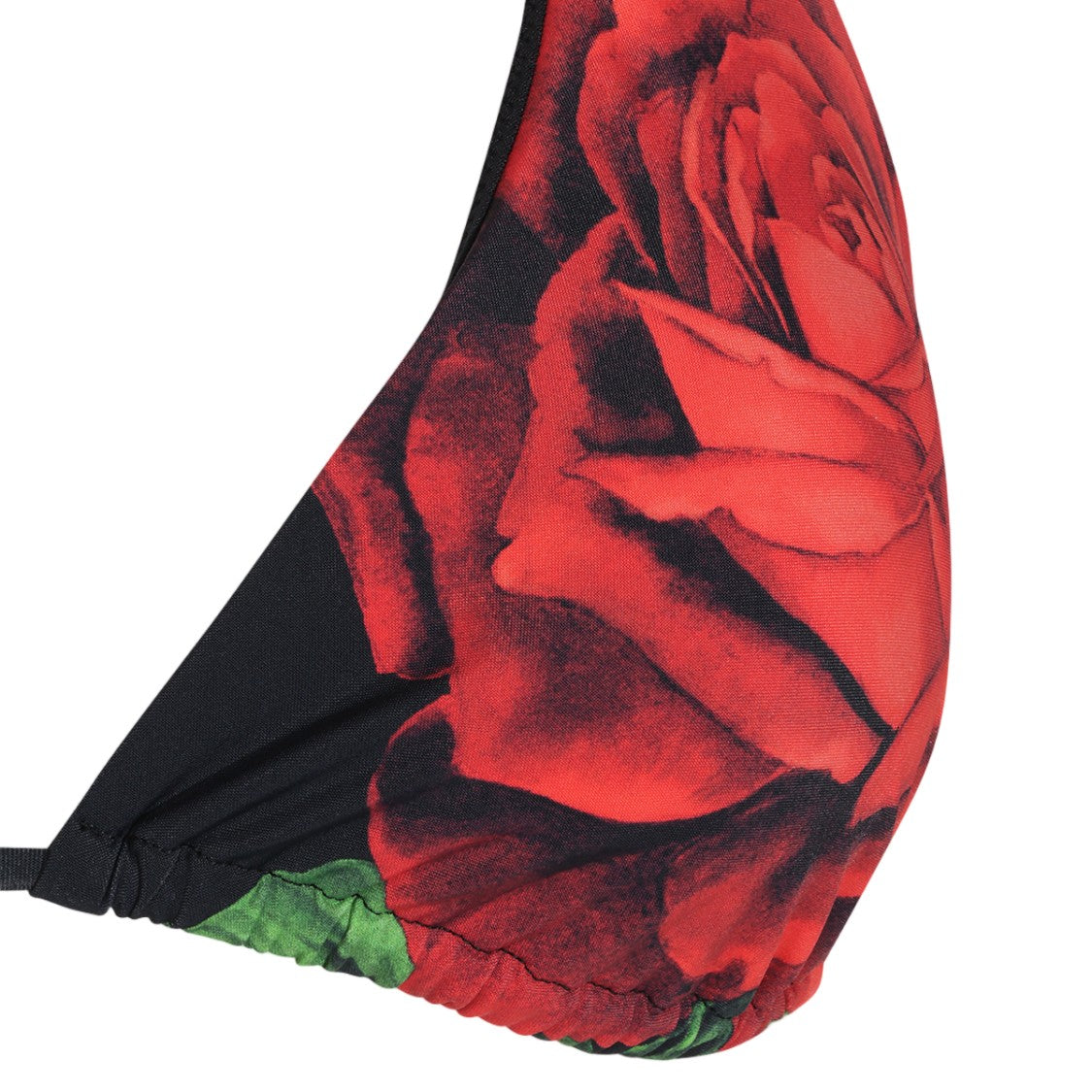 Dolce & Gabbana Rose Print Halter Neck Side-Tie Bikini Set