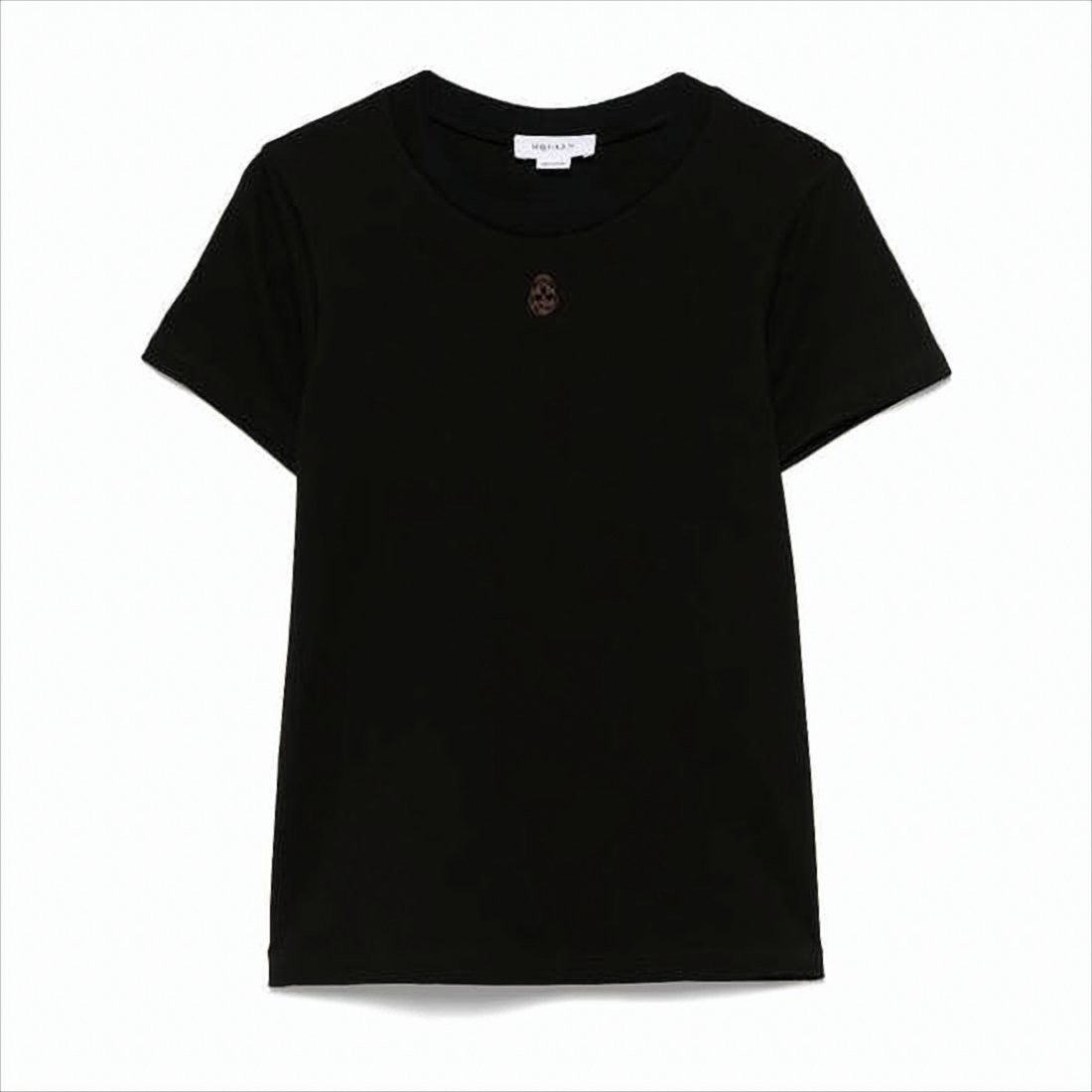 Alexander Mcqueen Fitted Short-Sleeve T-Shirt With Emblem Detail