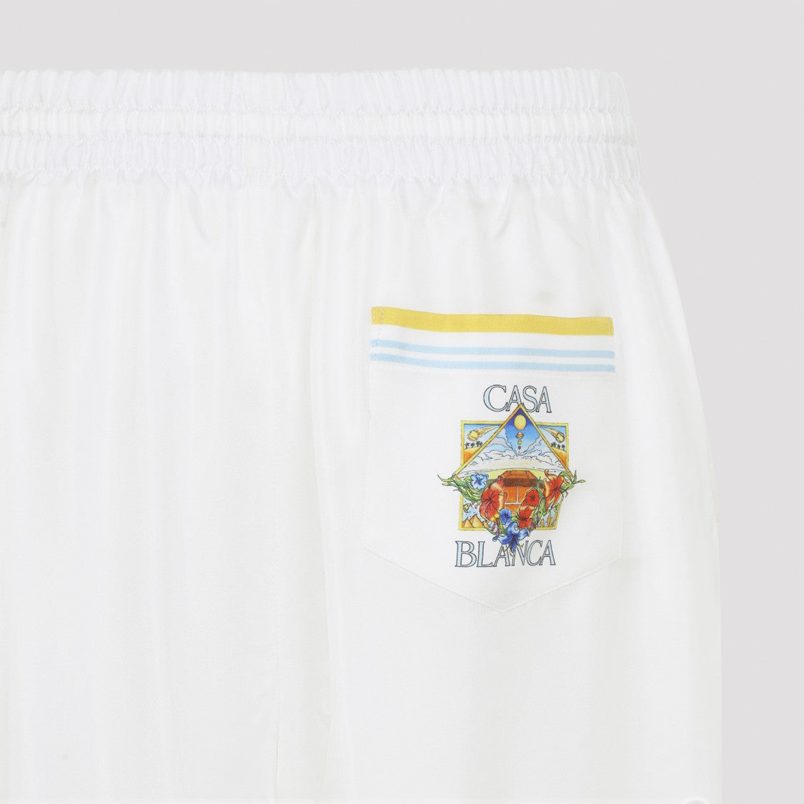 Casablanca Silk Comfortable Fit Shorts