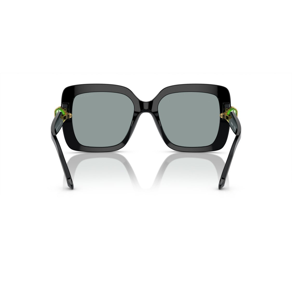 Swarovski 0Sk6001 Oversized Square Sunglasses With Crystal-Embellished Temples