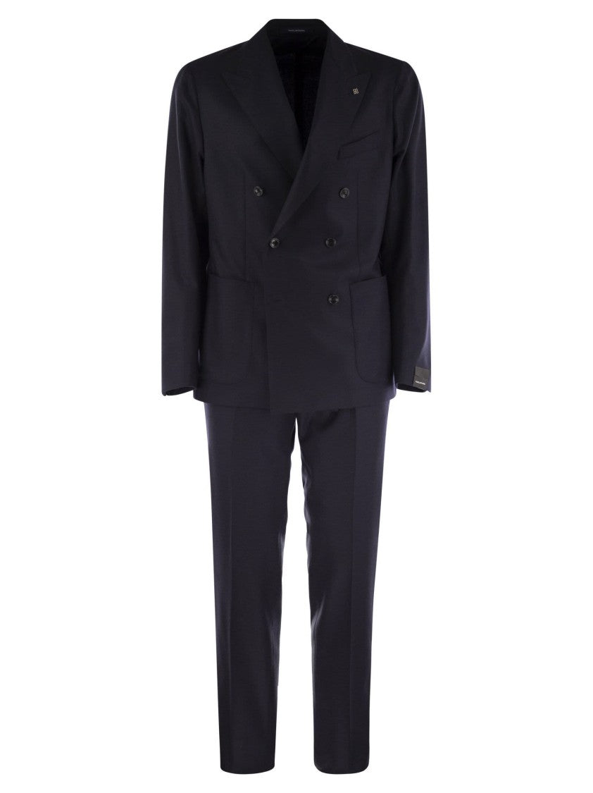 Tagliatore Wool And Cashmere Double-Breasted Suit