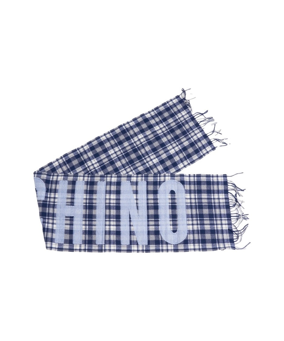 Moschino Logo Print Scarf