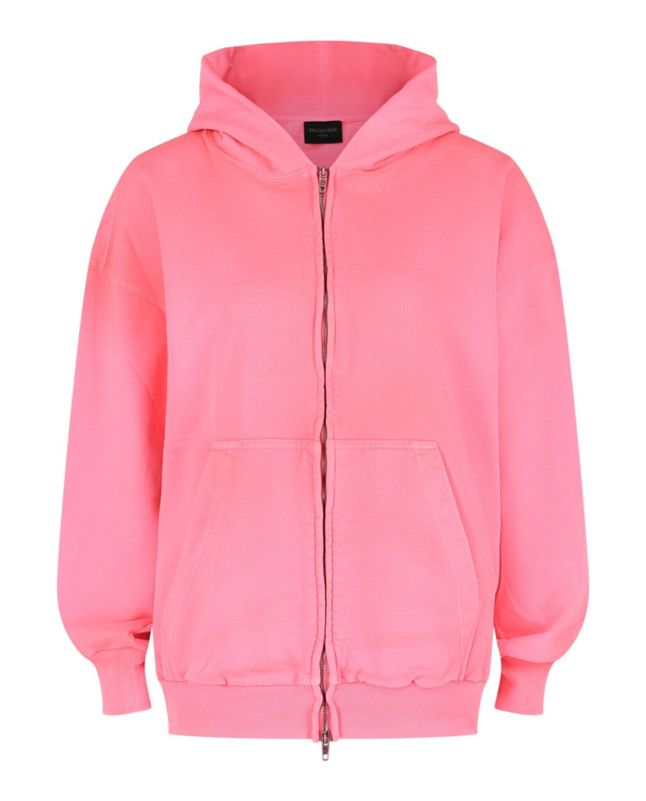 Balenciaga Small Fit Zip-Up Hoodie