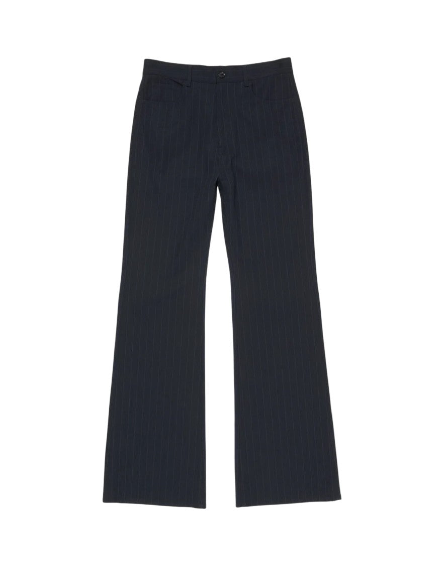 Acne Studios Blue Pinstripe Casual Pants