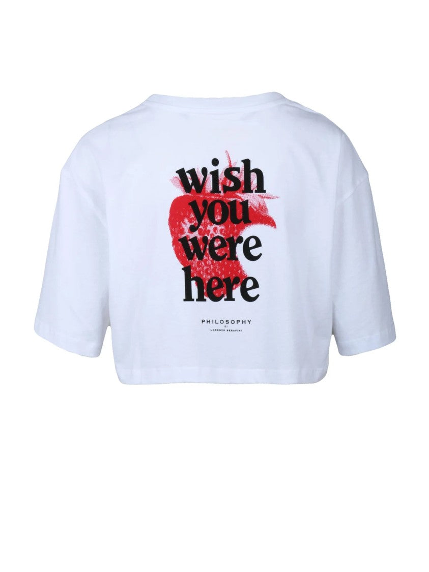 Philosophy Di Lorenzo Serafini White Cotton T-Shirt