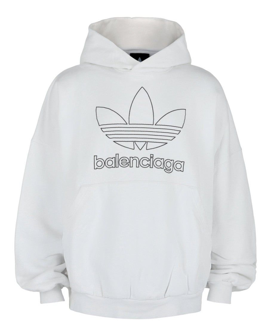 Balenciaga Collaborative Oversized Hoodie With Embroidered Logo